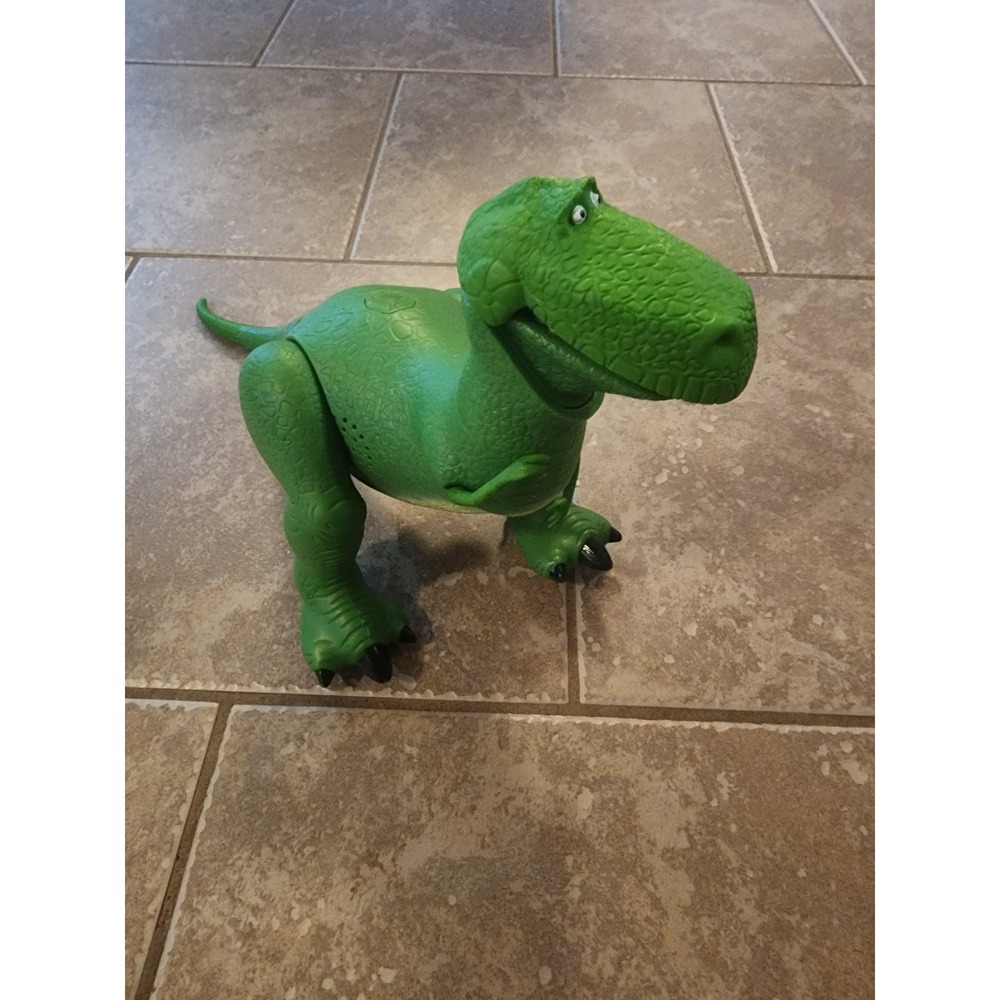 Toy Story Roarin Laughs Rex Interactive 11in Dinosaur Figure Mattel 2022 WORKS